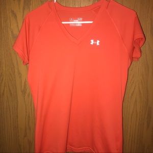Under Armour Orange V neck top